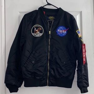 ALPHA Industries Men’s NASA Apollo MA-1 Bomber Jacket